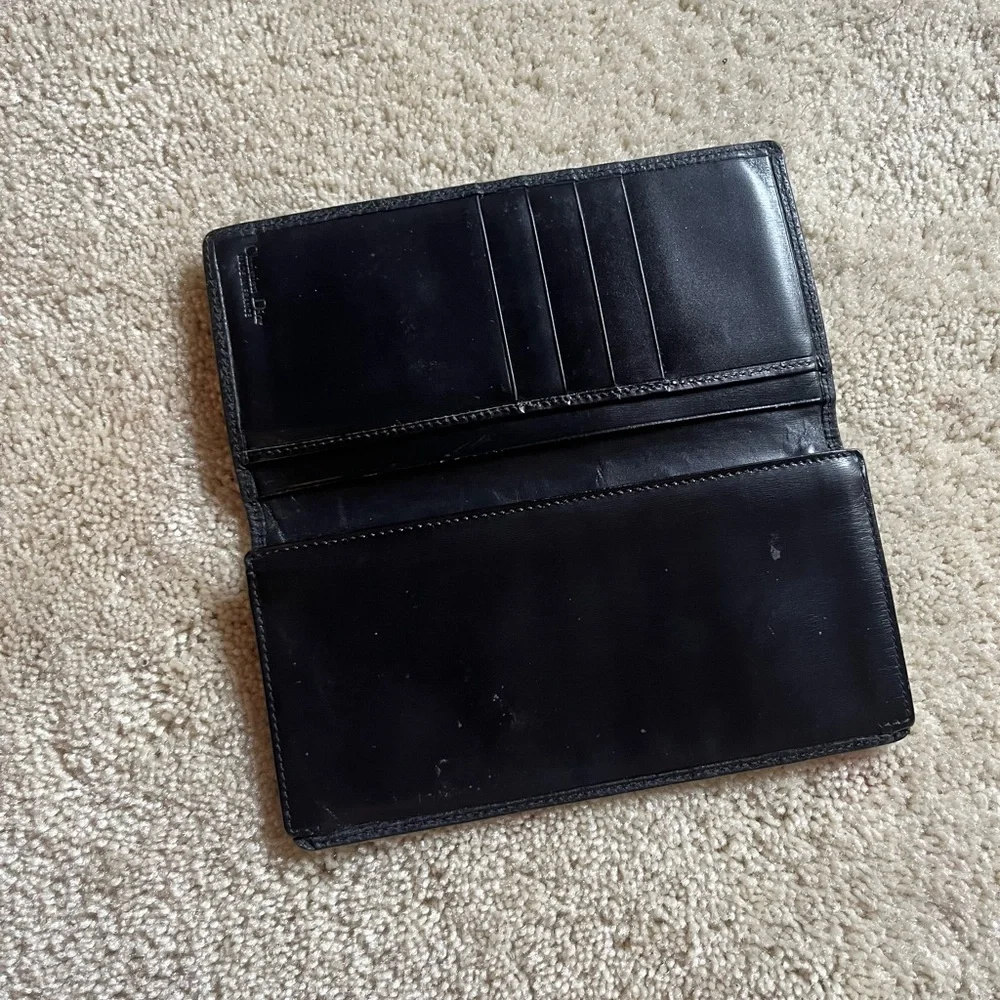 Vintage Christian Dior Black Leather Women's Wallet - Picture 3 of 3
